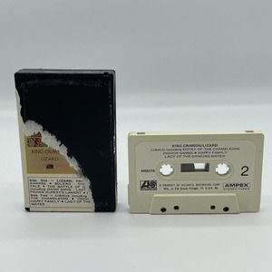 King Crimson - Lizard Cassette Rare Original AMPEX Case